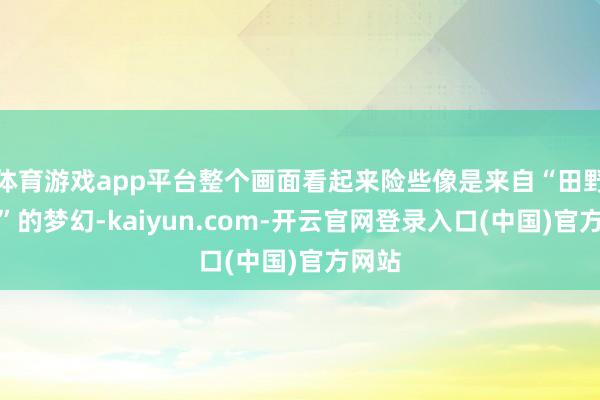 体育游戏app平台整个画面看起来险些像是来自“田野诗意”的梦幻-kaiyun.com-开云官网登录入口(中国)官方网站