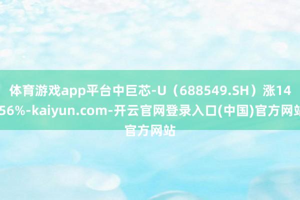 体育游戏app平台中巨芯-U（688549.SH）涨14.56%-kaiyun.com-开云官网登录入口(中国)官方网站