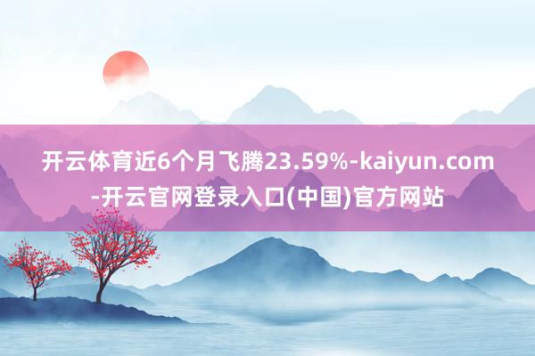 开云体育近6个月飞腾23.59%-kaiyun.com-开云官网登录入口(中国)官方网站